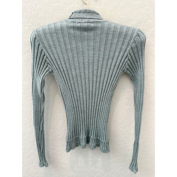 GIORGIO ARMANI Le Collezioni Ribbed Wool Turtleneck Sweater NWT | XS / Small - Picture 5 of 10